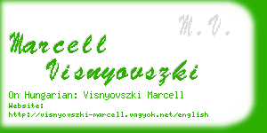 marcell visnyovszki business card